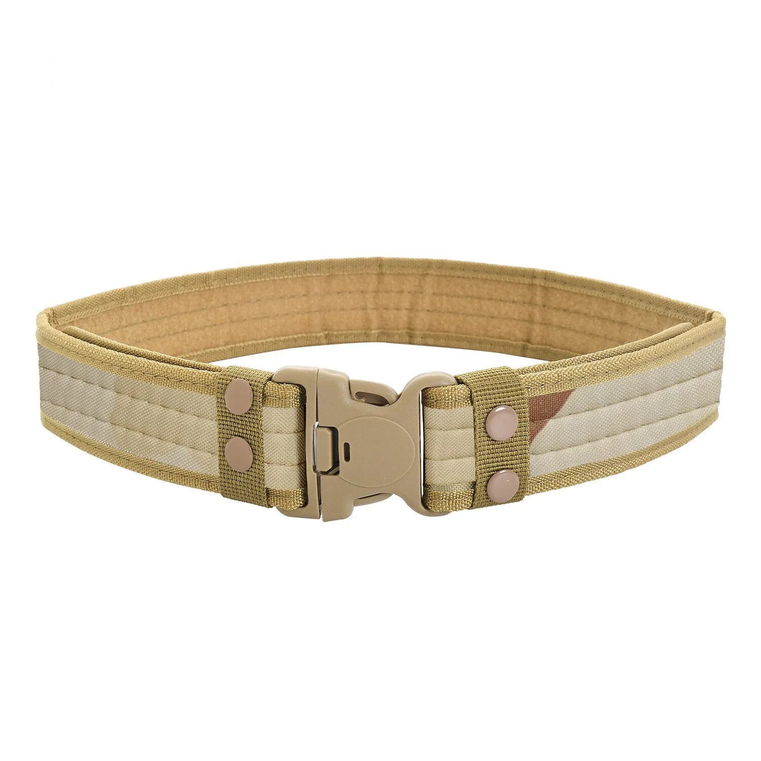 Men's Belt Outdoor Camouflage Tactical Belt Oxford Cloth Belt Mountaineering Belt Nylon Wide Waist Belt Work Belt Neutral Belts Beauty World Shop