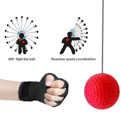 Headworn Speed Ball Boxing Magic Ball Reaction Ball Fight Training Coordination Ability Vent Fist Speed Precision Decompression Beauty World Shop