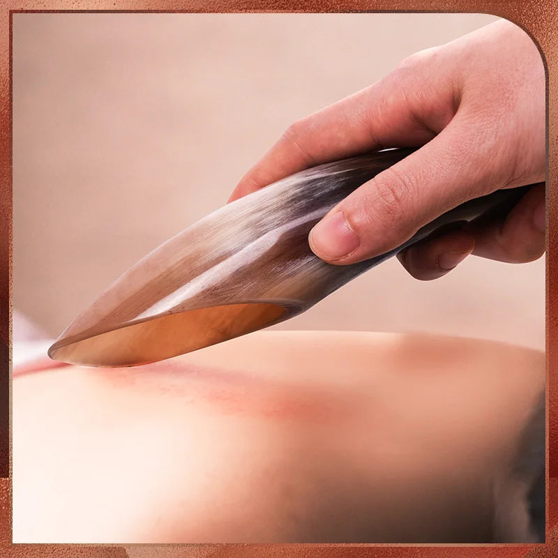 Natural Buffalo Horn No Stress Massage Tool SPA Therapy Massager Scraping Board Beauty World Shop
