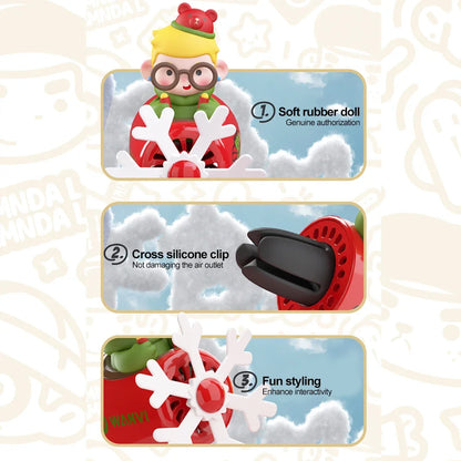 Cool Bear Pilot Car Air Freshener Rotating Propeller Air Outlet Perfume Fragrance Flavoring 자동차 공기 청정기 Accessories 방향제 차량용 Beauty World Shop