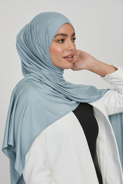 Muslim Jersey Hijab Scarf Women Long Solid Color Head Wrap For Women Hijabs Scarves Ladies Muslim Veil Jersey Hijabs Beauty World Shop
