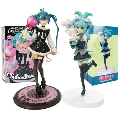 Hot Kawaii Girl Hatsune Miku Anime Figure Fashion Subclture Miku Action Figure Christmas Gift PVC Collection Model Doll Toys Beauty World Shop