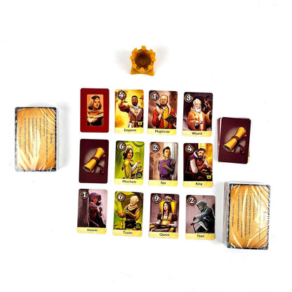 Citadels Royal Architects Clash Medieval City Building Strategy Bluffing Game for 2-8 Players Family and Adult Hybrid 60 Minutes Beauty World Shop