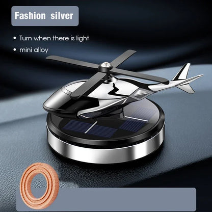 Helicopter Styling Solar Car air freshenerDecorative Aromatherapy Car interior accessories Propeller rotary perfume diffuser Beauty World Shop