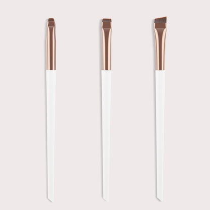Karsyngirl 3pcs/set Blade Eyeliner Brush Eyebrow Brush Portable Flat Fine Eye Liner Brow Contour Makeup Brushes Makeup Tool Beauty World Shop