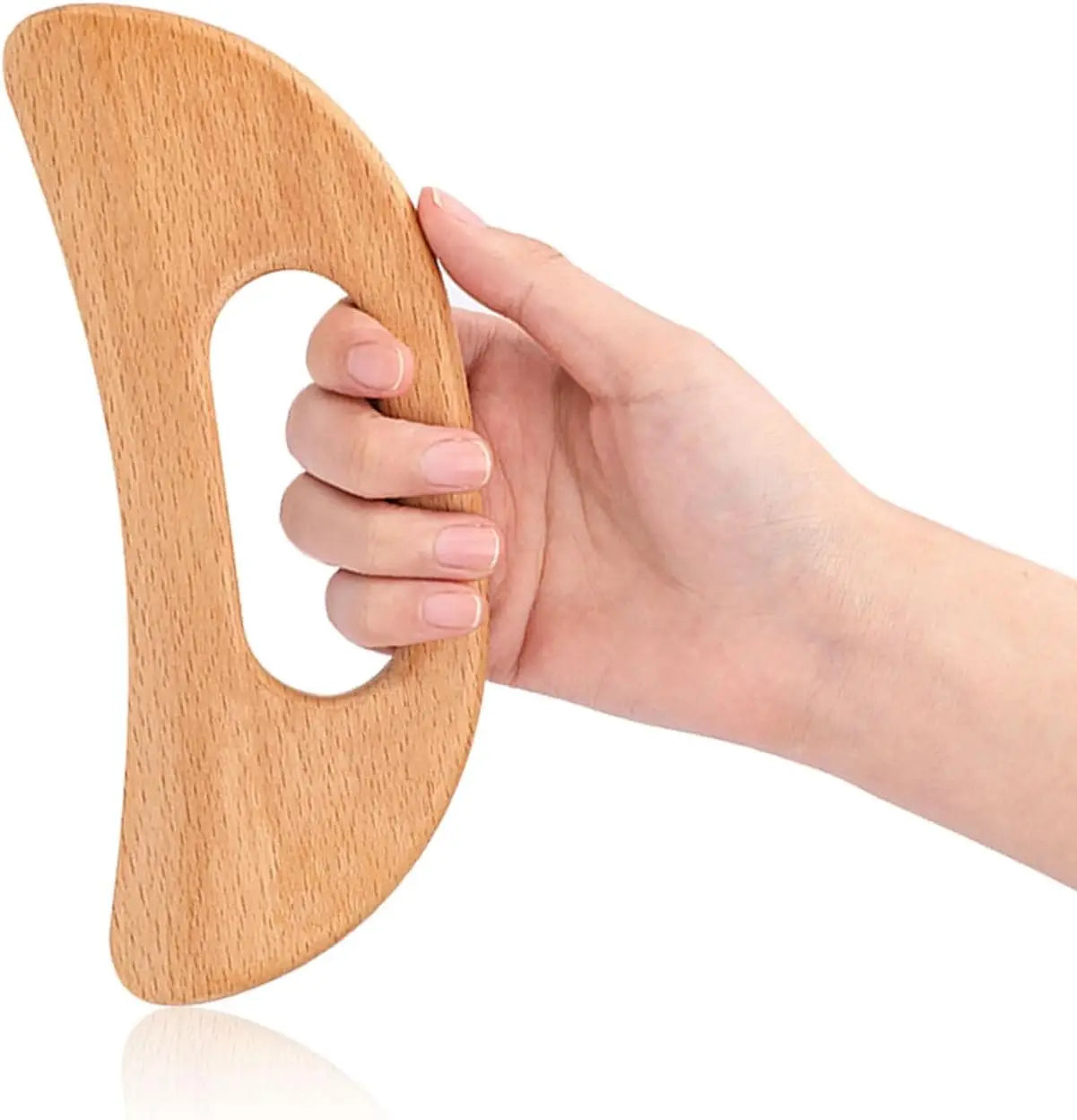 Wooden Cellulite Massager Body Guasha Tool Lymphatic Drainage Massager Muscle Scraper Back Massage Tool Relieve Muscle Fatigue Beauty Trend Shop
