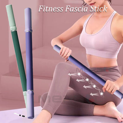 요가 근막 스틱 Yoga Fascia Stick 57cm Extended Muscle Relaxation Massage Roller Yoga Massage Stick for Leg Stretching and Release Fitn Beauty World Shop