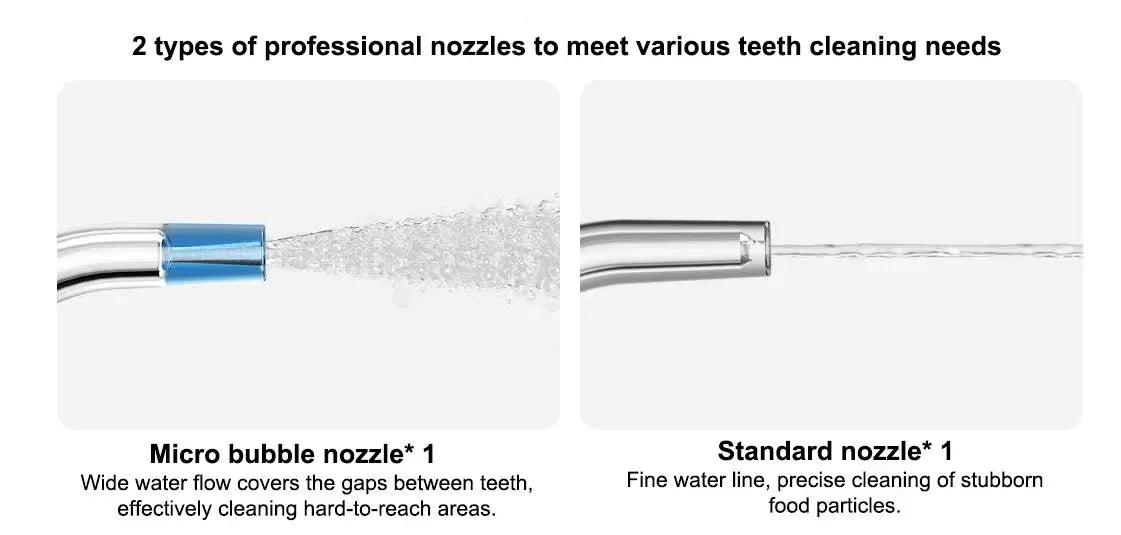 2025 New MIJIA Portable Oral Irrigator 2 Dental Teeth Whitening Flosser bucal tooth Cleaner vibration waterpulse Water Thread Beauty World Shop
