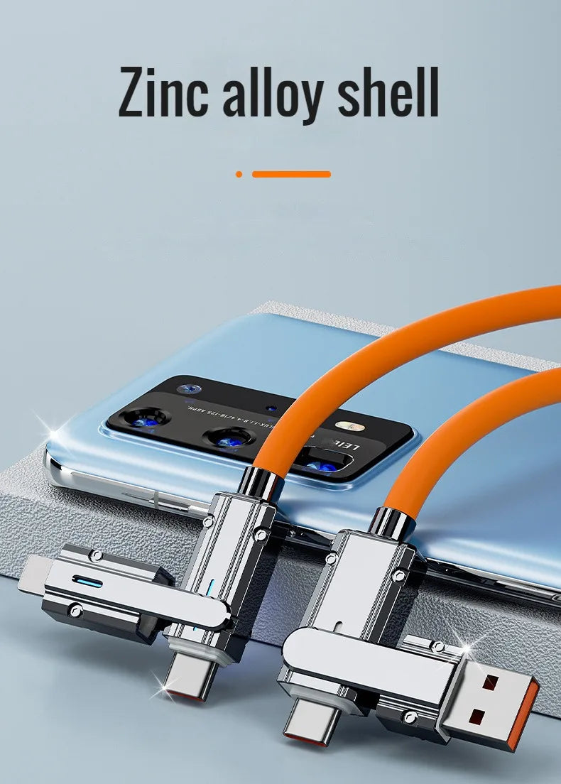 Type C To Typec Cable 2-In-2 66W Pd Fast Charging Usb C To Usb C To iPhone Suitable for iPhone iPad Huawei Xiaomi Samsung Redmi Beauty World Shop