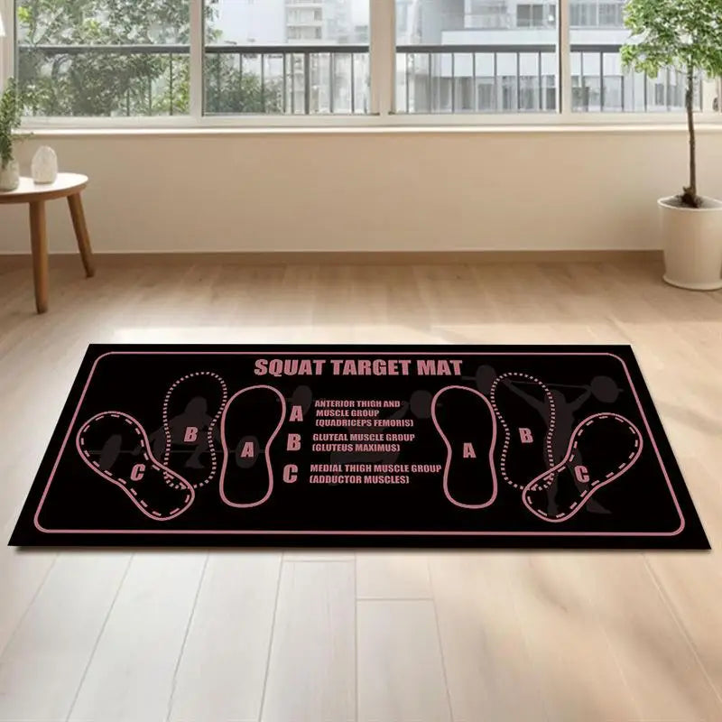 Anti-Slip Squat Pad Set, Durable Training Mats for Home & Gym Use, Non-Skid Exercise Equipment, Ideal for Fitness Enthusiasts Beauty World Shop