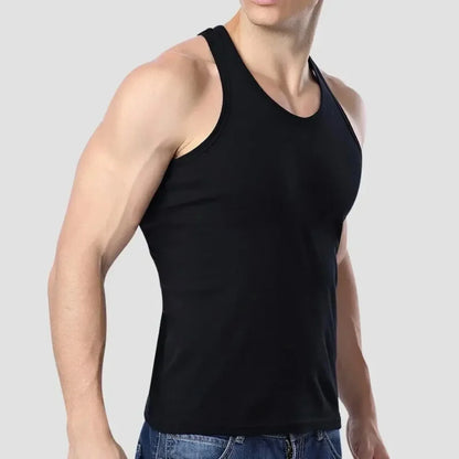 2025 New Men's summer lightweight cotton tight vest, casual family pajamas, outdoor tight top, breathable quick-drying vest Beauty Trend Shop