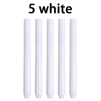 Liquid Chalk Erasable Pen 3-100Pcs White Marker for Glass Windows Blackboard Chalkboard Whiteboard Marker Drawing Chalk Pens Beauty World Shop