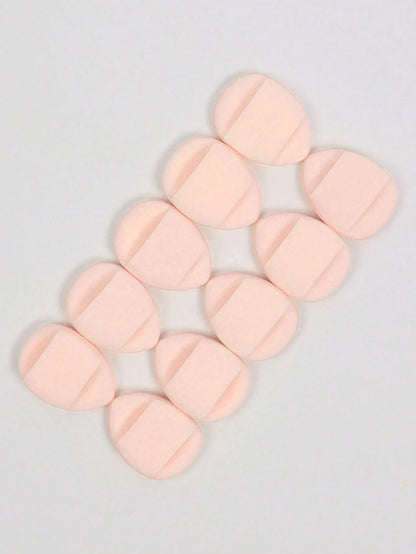 10/50Pcs Finger Cushion Powder Puff,With Air Cushion Powder Puff, Latex-Free Blending Sponge And Makeup Puff Beauty World Shop