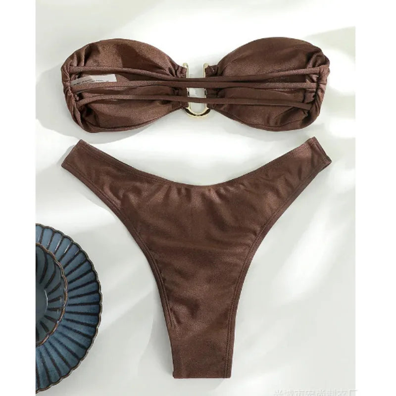 Sexy Bikinis 2026 Women's Swimwear Female Swimsuit For Swimming Wear Bathing Suits Brazilian Bikini Set Beachwear Pool Bather Beauty World Shop