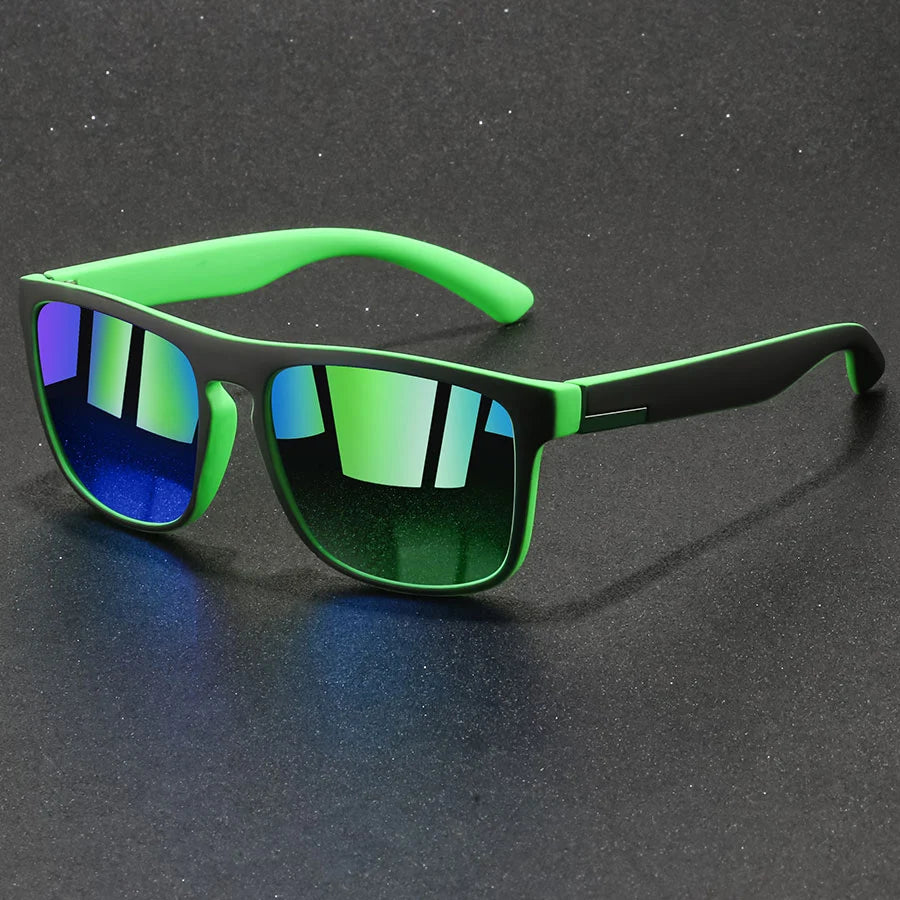 Fashion Vintage Square Sunglasses Men Women Fishing Driving Man Luxury Brand Designer Sun Glasses Anti-Glare Retro Eyewear Beauty World Shop