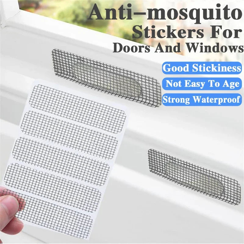 1/5/10 pcs Window Screen Patch Exhaust Grille Window Door Drainage Hole Anti-mosquito Paste Mesh Screen Invisible Repair Subsidy Beauty World Shop