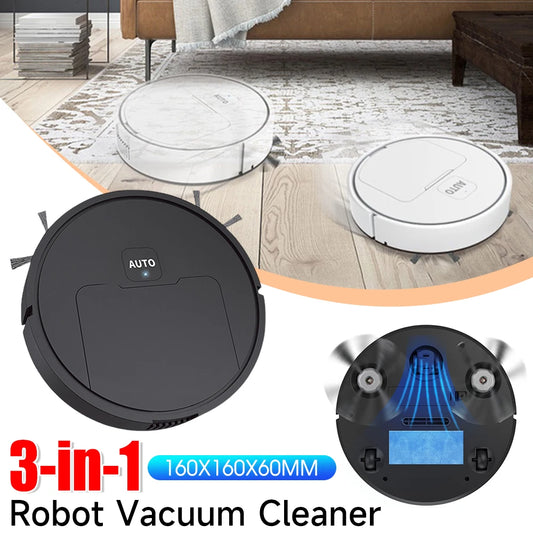 3-in-1 Smart Sweeping Robot Vacuum Cleaner Automatic Cleaning Sweeping Machine USB Rechargeable Mopping Cleaning Appliances New Beauty World Shop
