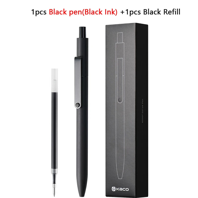 KACO 0.5mm MIDOT Gel Ink Pens, Quick-drying Press Smooth Writing Pen, High Volume for Taking Exams Grading Homework Doing Papers Beauty World Shop