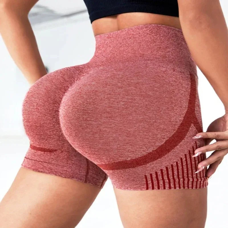 Yoga Underpants Seamless High-Elasticity High-Waist Quick-Drying Casual Sports Yoga Shorts Women's Beauty World Shop