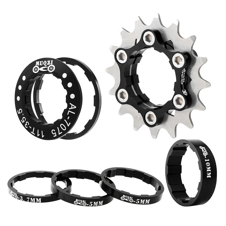 MUQZI Single Speed Cassette Cog 12T 13T 14T 15T 16T 17T 18T 19T 20T 21T 22T Bike Cassette Conversion Kit Beauty World Shop