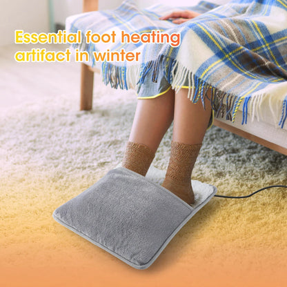 Foot Warmer USB Foot Heater Electric Foot Heating Pad Fast Heating Soft Plush Electric Foot Warmer for Home Heated Feet Warmer