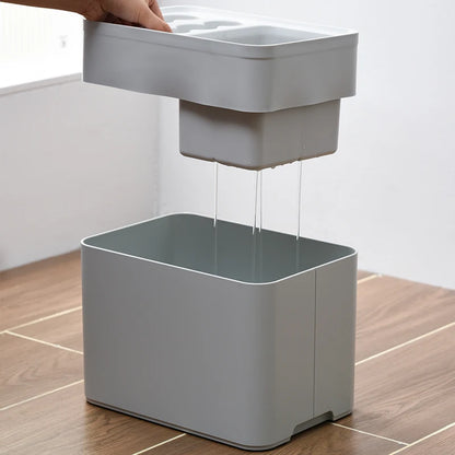 Umbrella rack with drip tray, suitable for space saving storage in the corner of the entrance passage, can hold 10/15 umbrellas Beauty World Shop