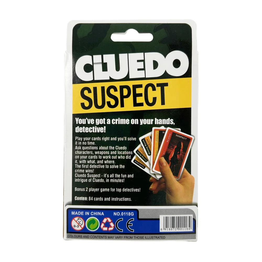 Newest Cluedo Card Game Classic Mystery Game Entertainment Multiplayer Interactieve Kaarten Board Game Cards Beauty World Shop