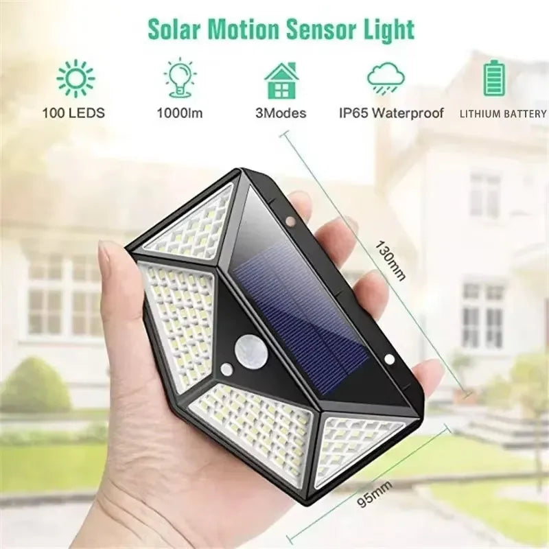 Multifunctional Solar Lamp Outdoor Garden Decoration Solar LED Light Waterproof Sunlight Powered Spotlight with Motion Sensor Beauty World Shop