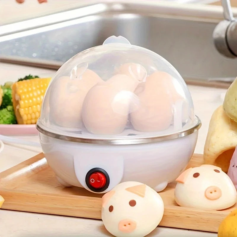 Egg Cooker Automatic Power Off Home 7 Eggs Multi-Functional Steamed Egg Custard Boiled Egg Machine Breakfast Artifact Beauty World Shop