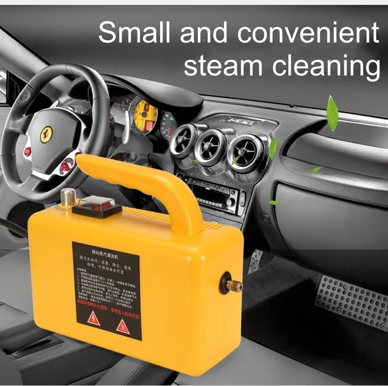 2600w220V High Temperature Steam Cleaner Portable Sterilization Pressure Jet Washer Machine for Home Car Kitchen Air Conditioner Beauty World Shop