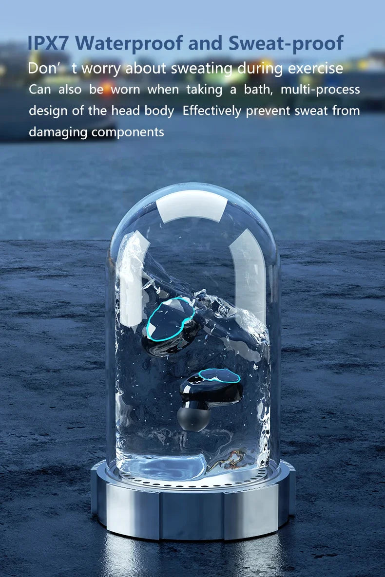 M10 TWS Wireless Headphones: Bluetooth Connection, Charging Box, 9D Stereo, Sports Waterproof Earbuds + Microphone Beauty World Shop