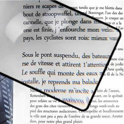 Full Page Large Sheet Magnifier Magnifying Glass Reading Aid Glass Page Magnifying Lens Reading Magnifier Beauty World Shop