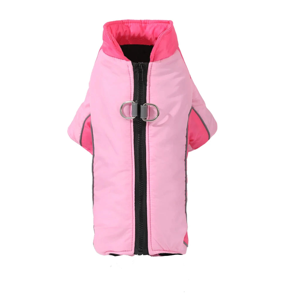Warm Pet Clothes With D-ring Reflective Dog Jumpsuit For Small Medium Dogs Camouflage Puppy Coat For Winter Chihuahua Pug Jacket