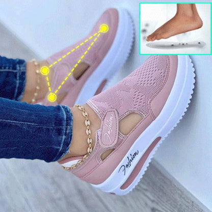 Red Sneakers Women Shoes Woman Tennis Shoes Canvas Shoe Female Casual Shoes Ladies Sport Shoes Platform Sneaker Hollow Out Shoes Beauty World Shop