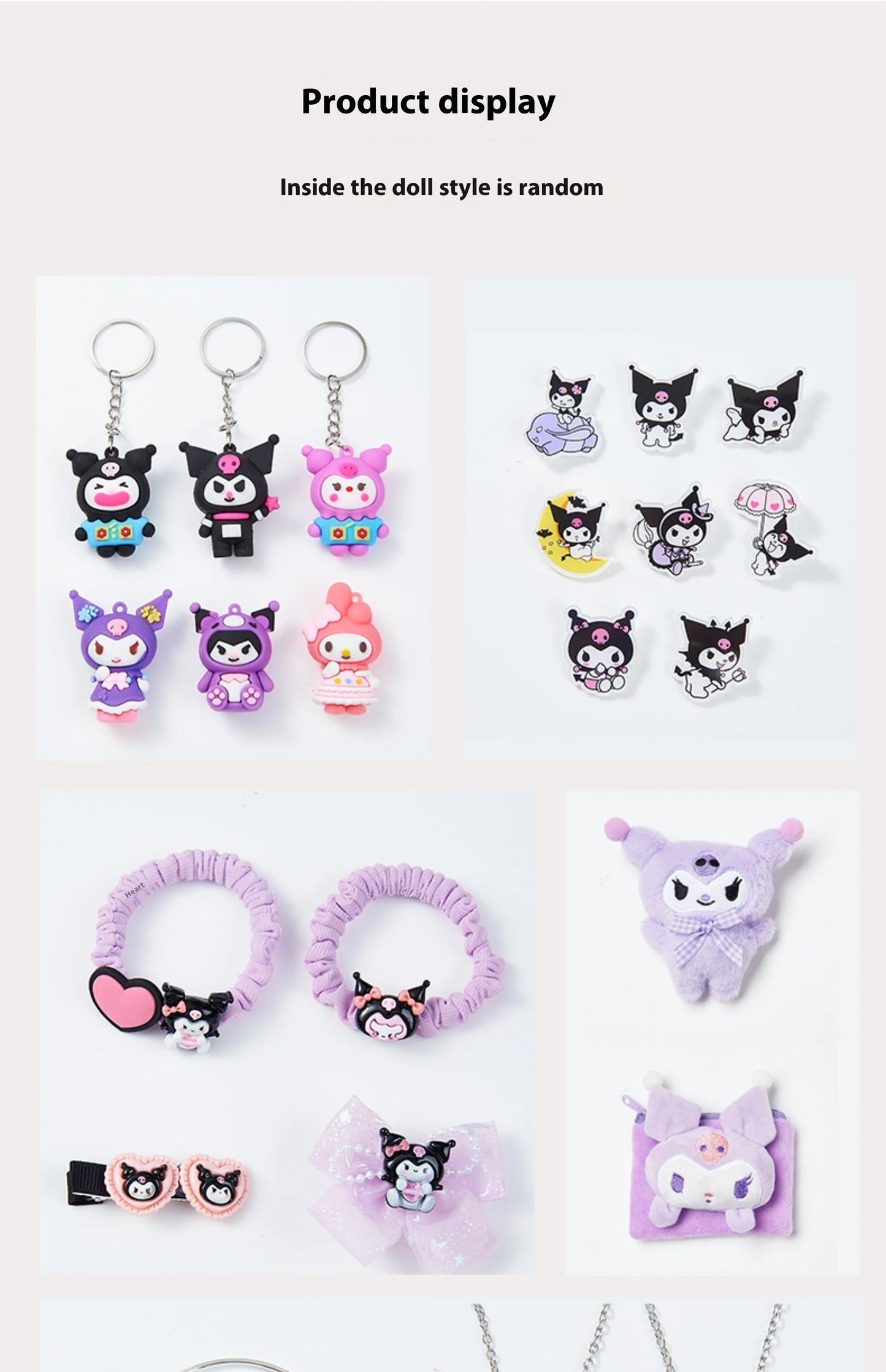 Cute Kuromi Cinnamoroll Melody Christmas Advent Calendar Kawaii Random Figure Ornament Anime Cartoon Keychain Kids Toy Gift Beauty World Shop