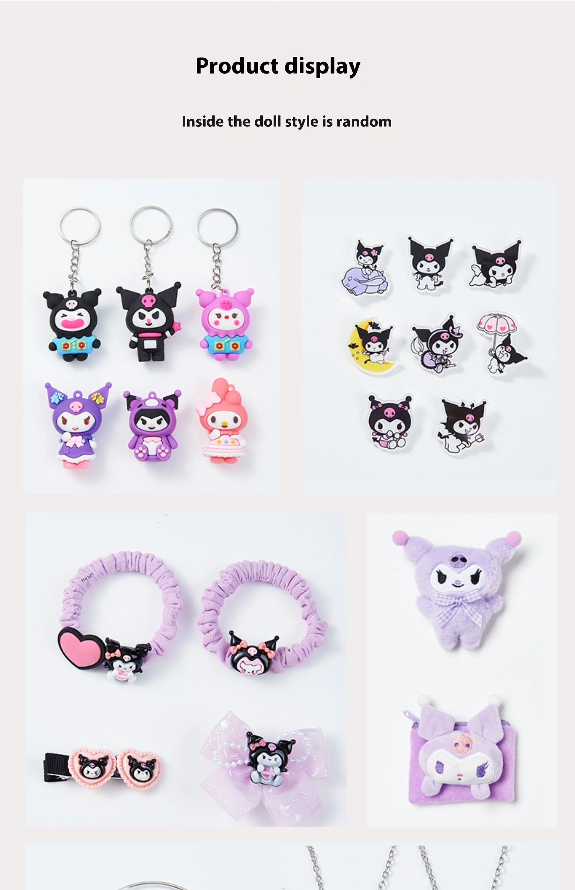 Cute Kuromi Cinnamoroll Melody Christmas Advent Calendar Kawaii Random Figure Ornament Anime Cartoon Keychain Kids Toy Gift Beauty World Shop