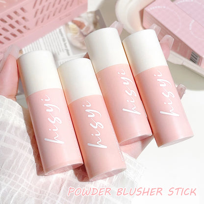 HISYI Yunrou Soft Fog Blush Stick - Energetic and Bouncy, Korean Style, Brightening, Dual-Use for Lips and Cheeks Beauty World Shop