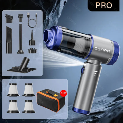 CENRR 2026 Car Vacuum Cleaner Mini 998000PA Cordless Powerful for Home Handheld Blower Car Cleaner Portable Car Vacuum Cleaner Beauty World Shop