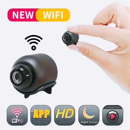 1080P HD Mini WiFi Camera Indoor Safety Security Surveillance Baby Monitor Night Vision Camcorder IP Cam Audio Video Recorder Beauty World Shop