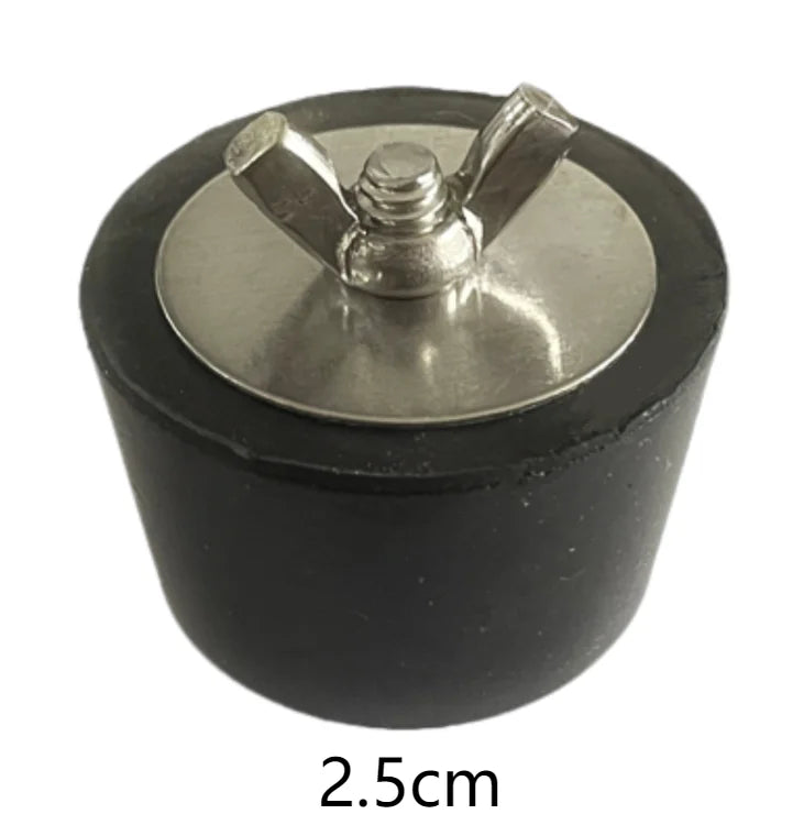 Rubber Winter Antifreeze Pool Plugs - Expandable Winterizing Stoppers with SS Screws for Pipe Sealing - Pool Accessories Beauty World Shop