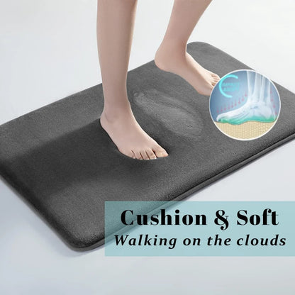 Super absorbent floor mat, super absorbent bath mat, super anti slip coral velvet bathroom floor mat, door mat Beauty World Shop