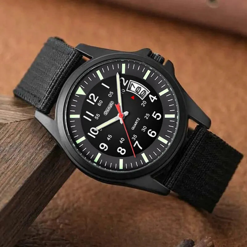 Reloj Hombre 2023 Fashion Mens Nylon Watches Luxury Men Army Military Quartz Watch Calendar Date Wristwatch Relogio Masculino Beauty World Shop