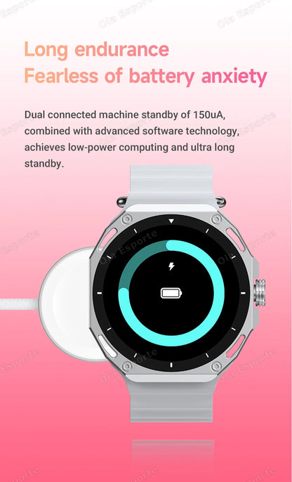 New Fashion Smart Watch 2025 Bluetooth Call Man Woman Heart Rate Health Monitoring Sports Waterproof Smartwatch for Android IOS