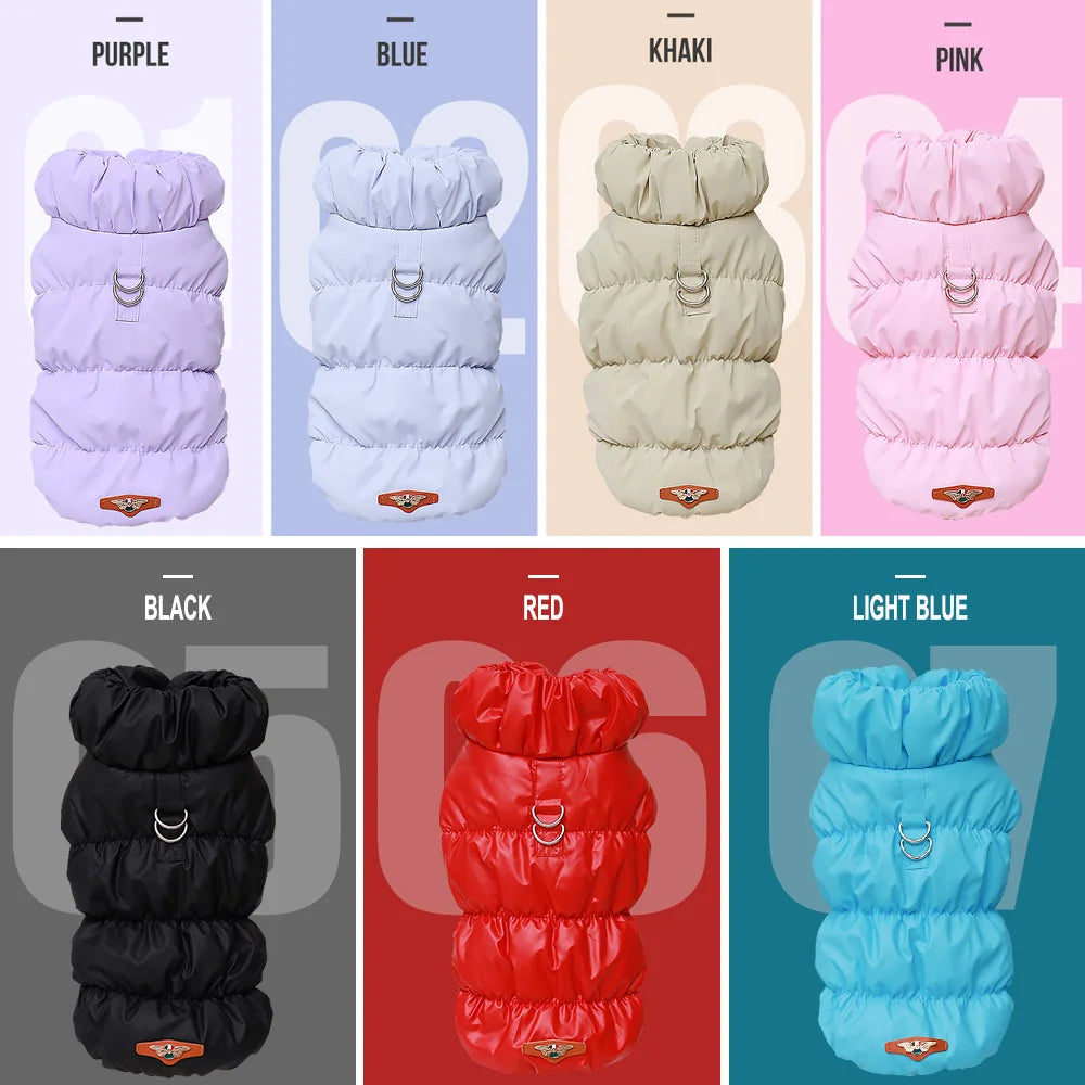 Soft Warm Dog Clothes Winter Padded Puppy Cat Coat Jacket For Small Medium Dogs Chihuahua French Bulldog Poodle Vest Pet Outfit Beauty World Shop