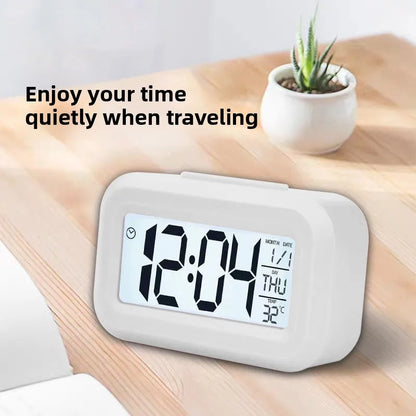 Alarm Clock Digital Clock LED Electronic With Backlight Snooze Calendar For Home Office Desktop Table Screen Display Watch Beauty World Shop