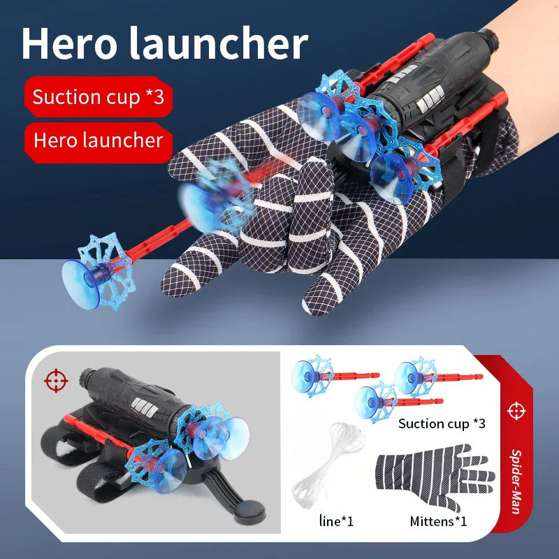 Anime Characters Children Toys Wrist Toy Set Action Figure New for Spiderman Glove Launcher Set Role Play Figures Hobbies Beauty World Shop