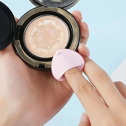 20pcs Finger Air Cushion Sponge Powder Puff Set, Makeup Puff, For Liquid Foundation, Powder Foundation, Concealer. Beauty World Shop