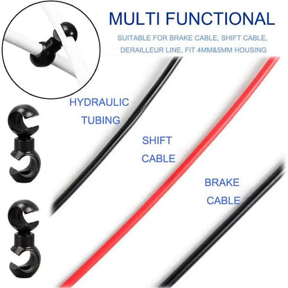S Style Clips Bike Cross Line Clips 10pcs/set Cable Manager Mountain Road Bicycle Brake Gear Cable Cycling Replacement Parts Beauty World Shop