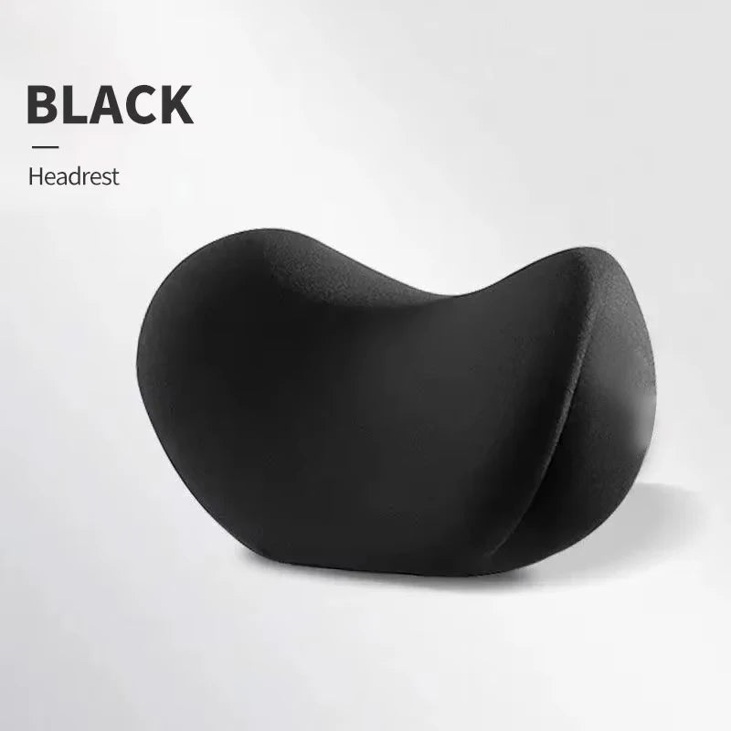 Car Memory Foam Neck Pillow Protection Lumbar Backrest Cushion Lumbar Cushion Car Headrest Cushion Beauty World Shop