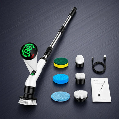 Cordless Household Spin Scrubber Kitchen Gadgets Hair Brushes Bathroom Broom Toilet  Multipurpose Cleaning Brush  Electric Mops Beauty World Shop